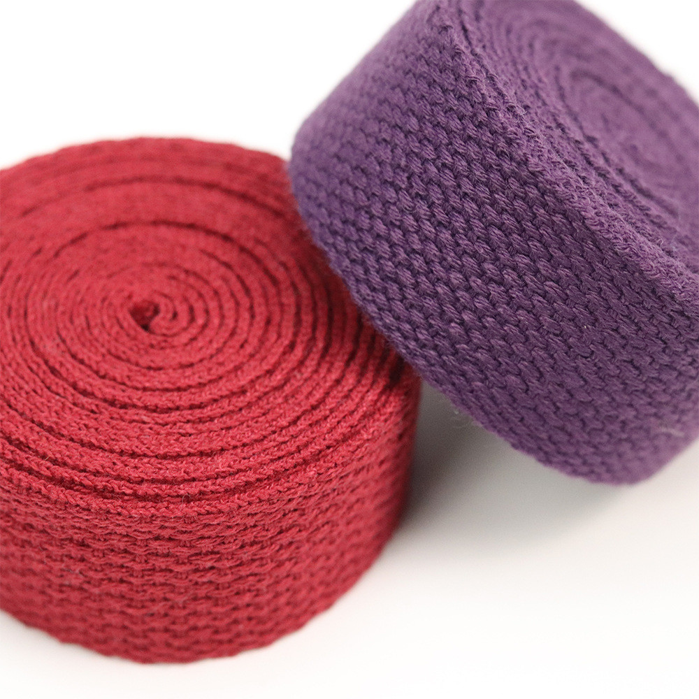 Plain Design Black Cotton Ribbon ODM 100 Cotton Grosgrain Ribbon