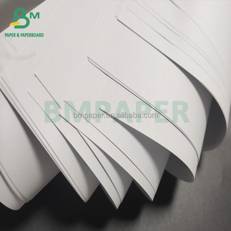 Matt White Woodfree Uncoated Paper Board For Poster Card Brochures