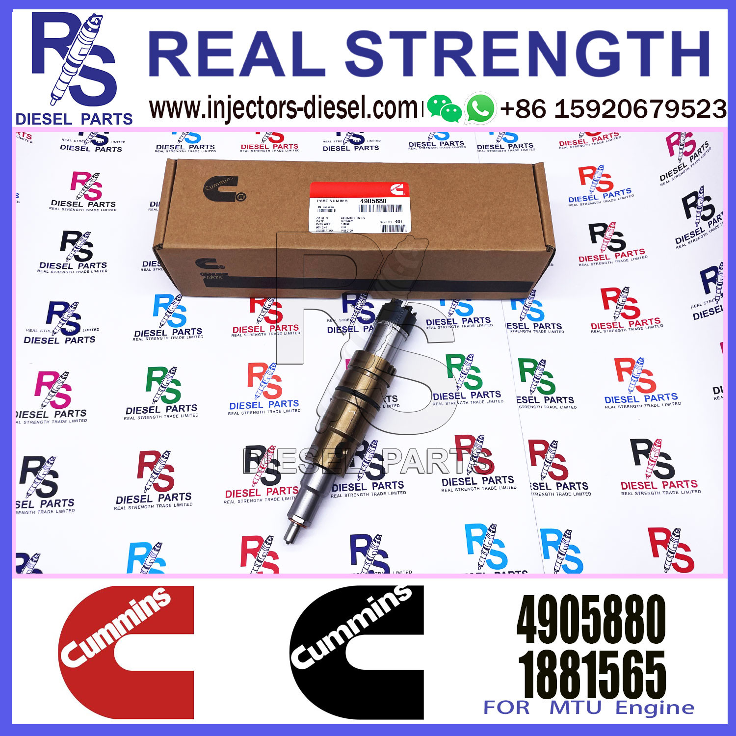 Diesel Fuel Injectors 2872544 2031835 2030519 4905880 For Cummins SCANIA R Series