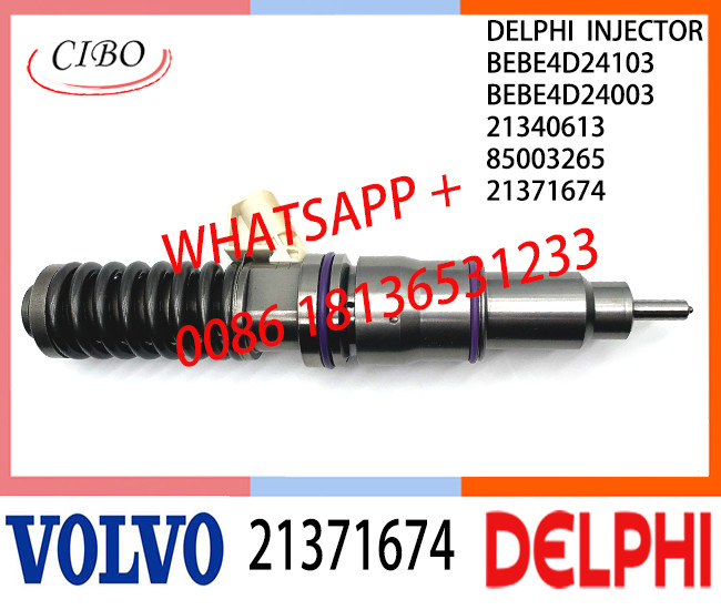 Fuel Diesel Injector 21371674 BEBE4D24103 BEBE4D24003 21340613 85003265 E3.18 for VOL MD13 EURO 4 LOW POWER