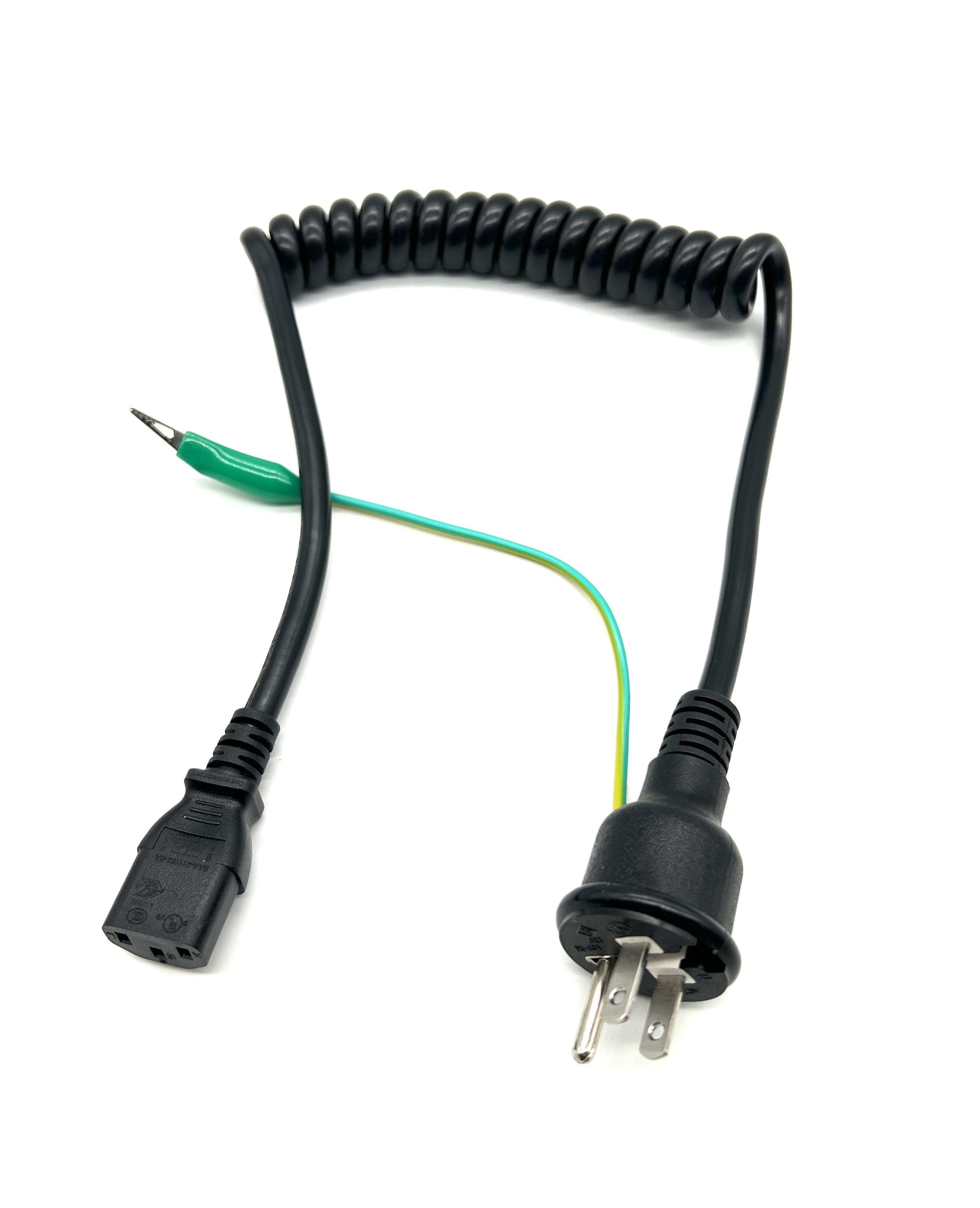 Waterproof Japan Power Cord 15A 125V for Japan Market and Japan Compatibility 3 Pin Power Cable