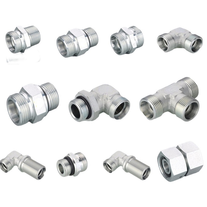 Wholesalers Carbon Steel Hydraulic Adapter 90 Degree Elbow BSPT Male BSPT Female 5t9 Tube Fitting