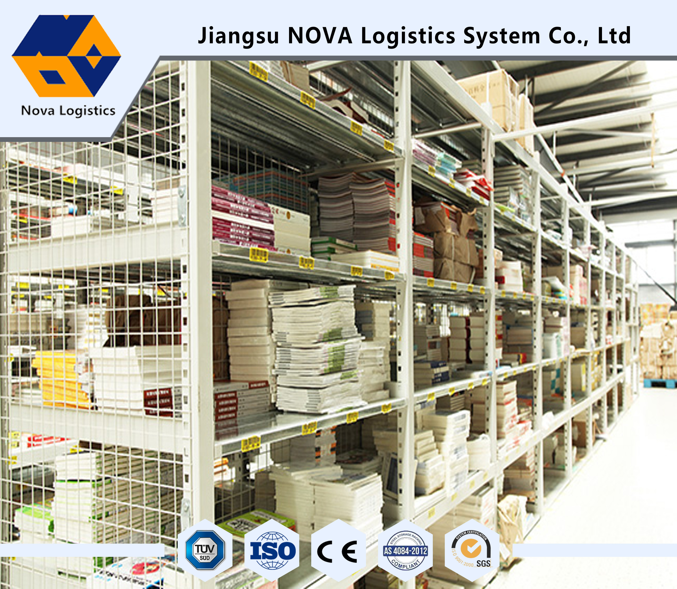 Q235B Raw Material Multi Tier Racking System Multilayer Shelf Racks