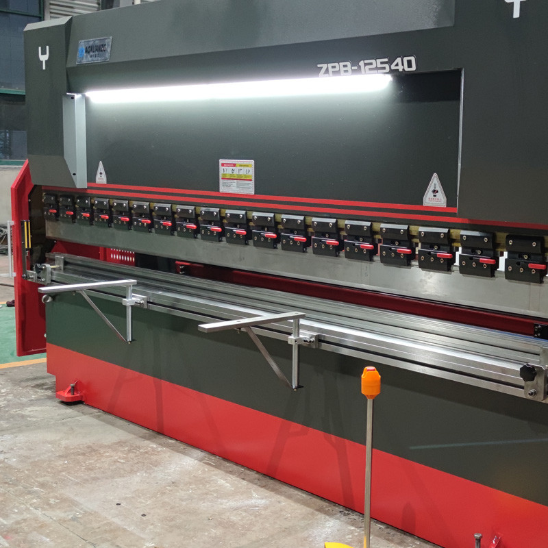 125T 4000MM CNC Power Hydraulic Press Brakes Machine With Color Touch Screen TP10S