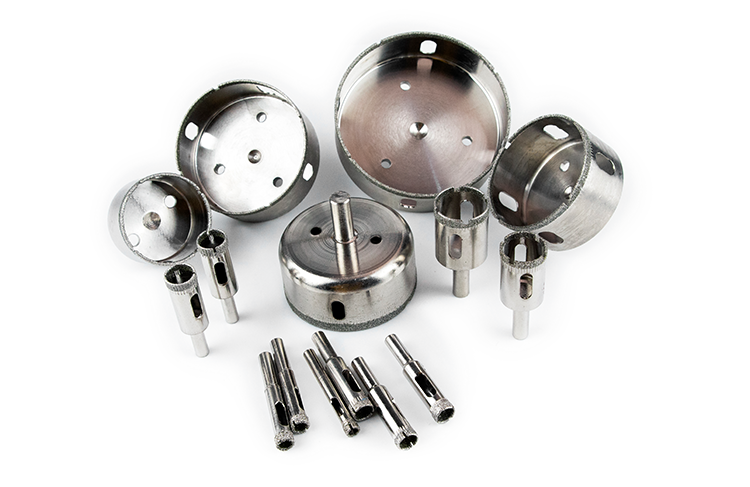Electroplated 100mm Diamond Core Bit Hole Saw Wearproof Rust Resistance