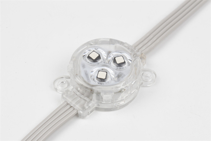 DC5V 30mm RGB LED Point Light IP67 Waterproof 0.75W DMX512 Smd3535