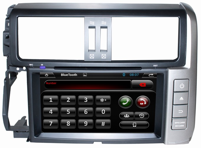Ouchuangbo Pure Android 4.2 Auto DVD Bluetooth Navi Multimedia Radio System for Toyota Prado 2010-2013 OCB-8015C