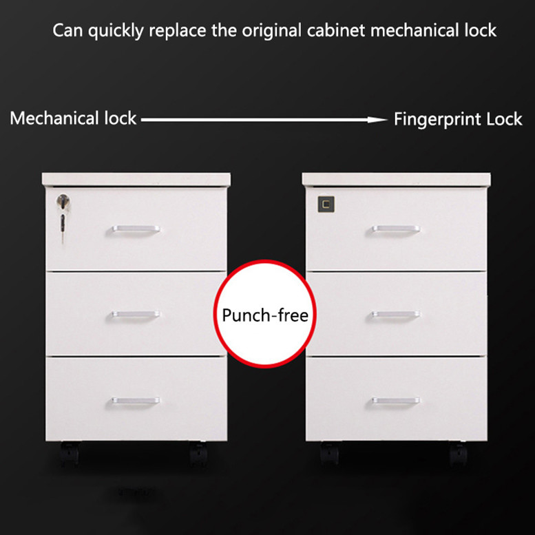 Waterproof High Sensitivity Biological Fingerprint Cabinet Lock