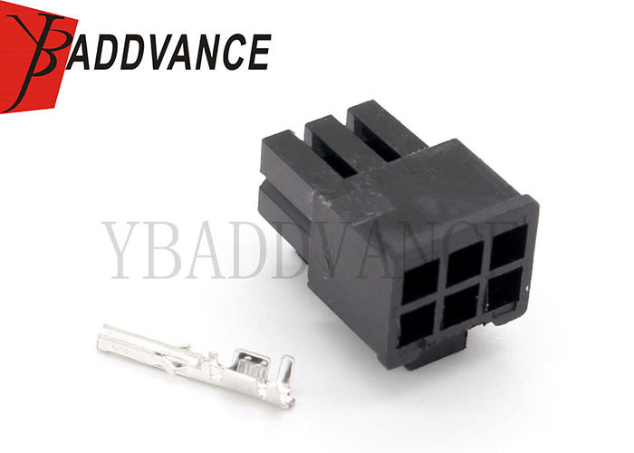 Molex Equivalent 6 Pin Waterproof Automotive Connectors Straight PCB Housing 43025-0600