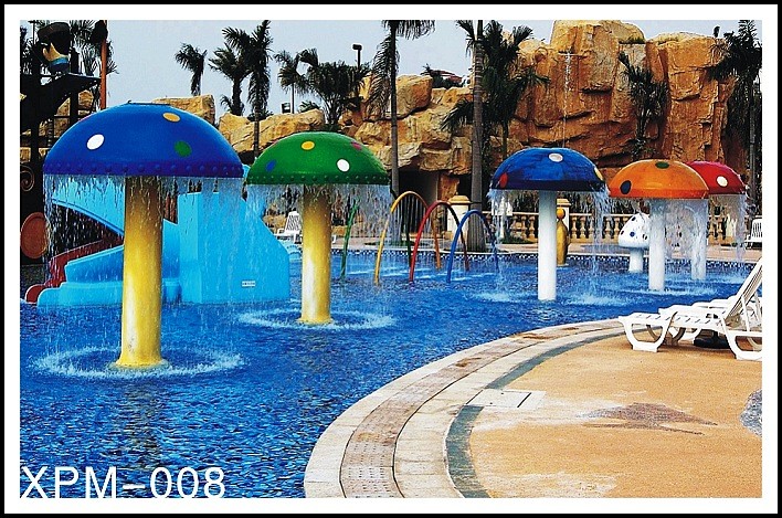 Fiberglass Spray Park Fiberglass Equipment For Children / Kids Water Park Products