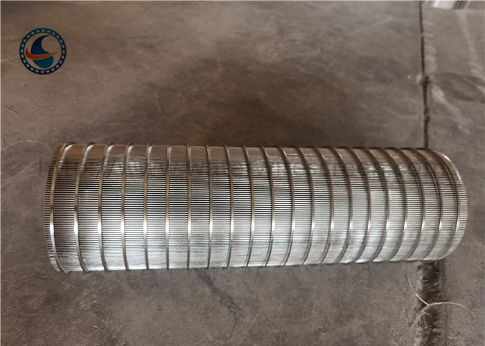 Cylindrical Ss304 316l Welded Wedge Wire Screen