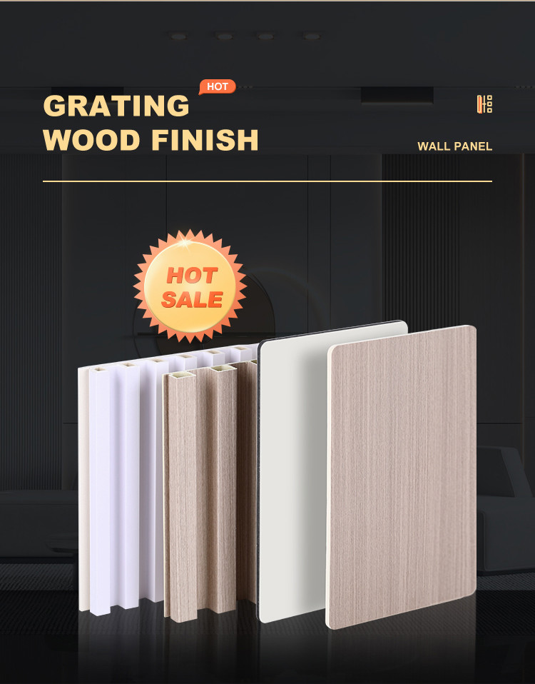OEM ODM WPC Fluted Wall Panel Interior Formaldehyde Free