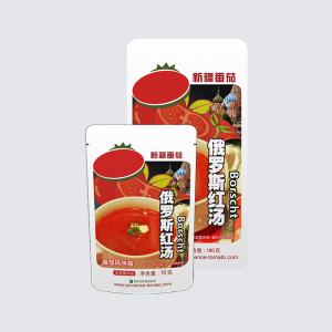 Buy cheap 70g Bag Concentrated Tomato Puree For Russian Red Soup / Pasta / Hot Pot product