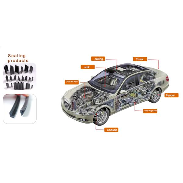 OEM EPDM Steel Weather Automotive Sealing Strip U Shaped