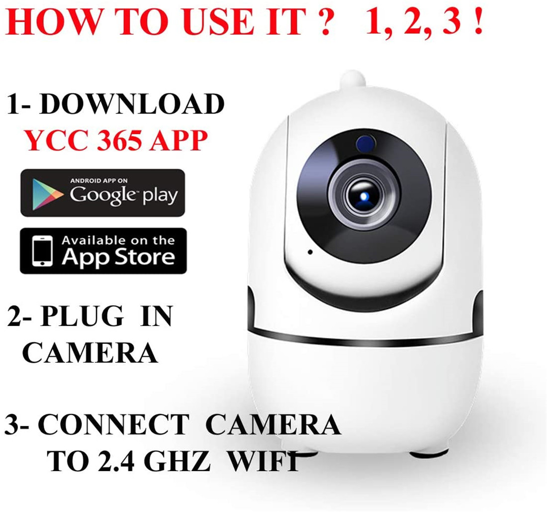 Smart Indoor P/T Camera, Joyfa Security(JY-P07-2MP)