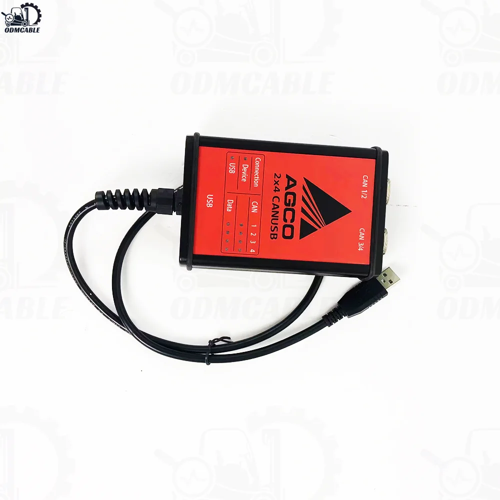For AGCO OEM Massey Interface Electronic Diagnostic Tool use for AGCO CANUSB EDT Heavy Duty Agricultural Diagnosis Scan