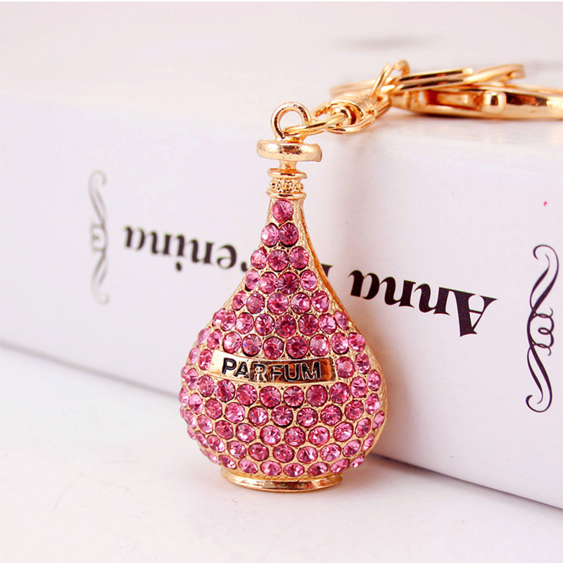 Heart Shaped Key Chain Ornaments 1.3 Inch Wide Crystal Irregular
