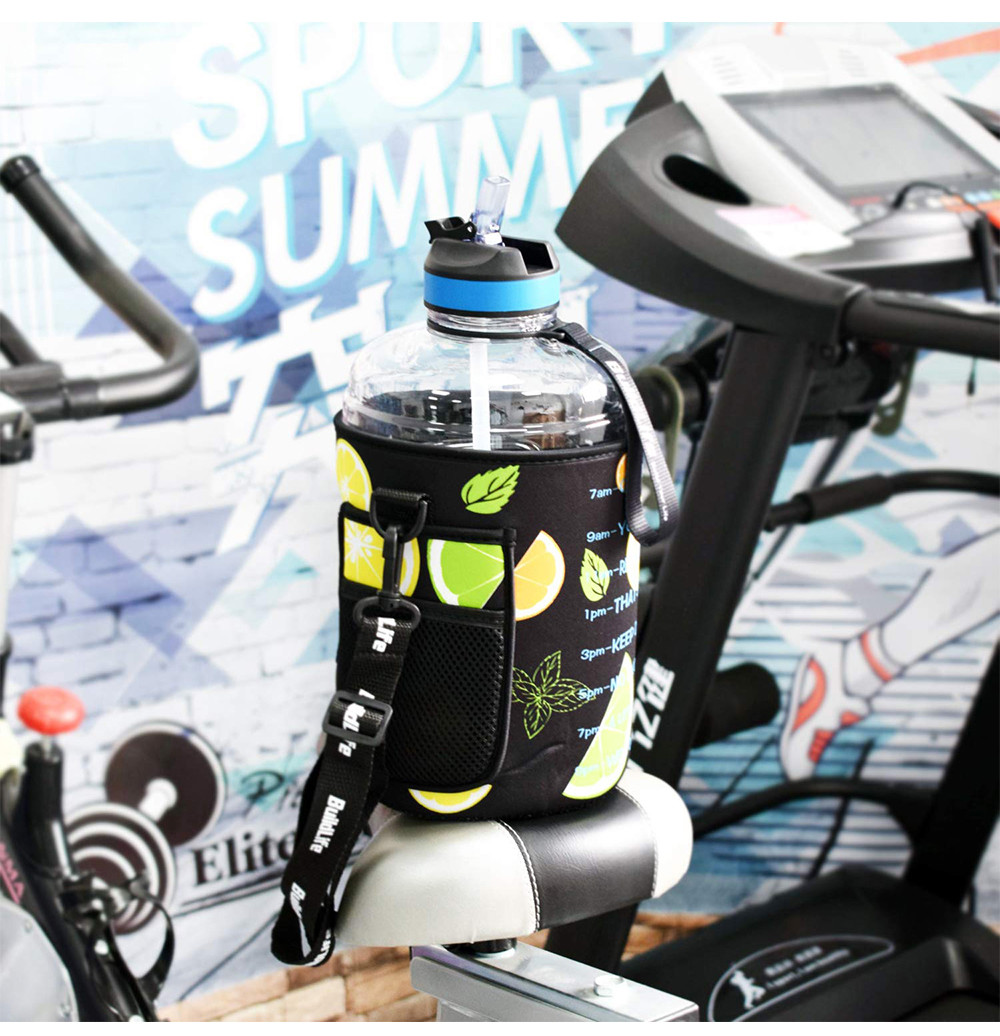 Neoprene Gallon Water Bottle Bag With Shoulder Strap