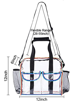 Clear crossbody bag