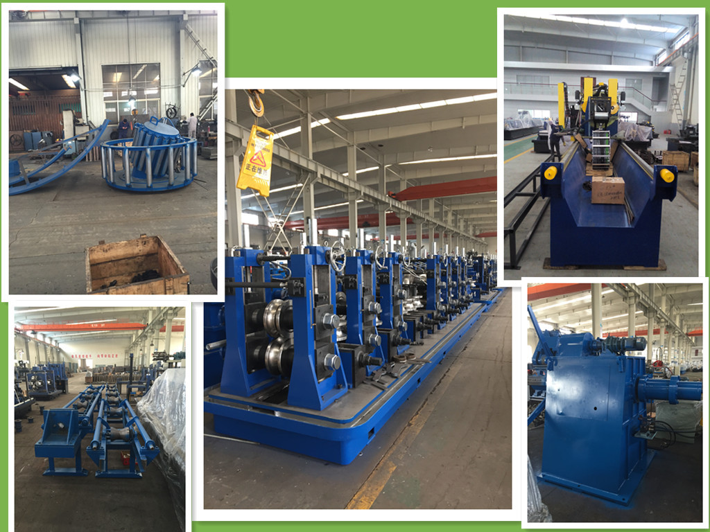 SS Pipe Making Machine , Tube Forming Machine Flying Saw Profile