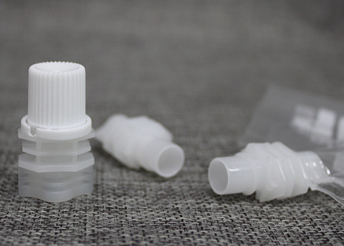 8.6mm Food Grade Suction Nozzle Screw Cap With Spout For Drinking Bag