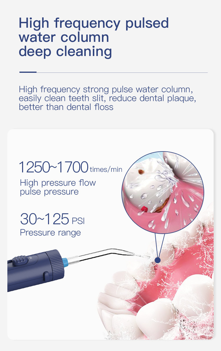 600ml Electric Jet Oral Hygiene Water Flosser 10+ Working Mode