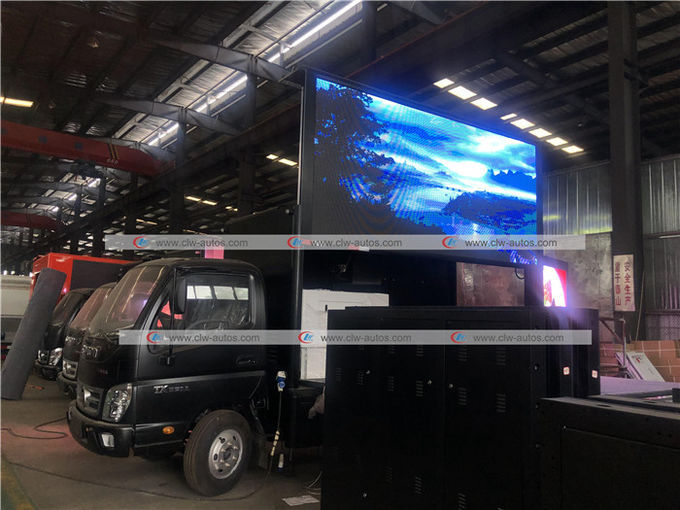 Foton Mobile LED Screen Truck Billboard Display for Outdoor Road Advertising