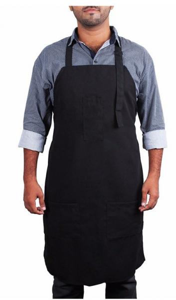 Quality Waterproof Custom Design Restaurant Work Wear Cooking Aprons With Pockets for sale