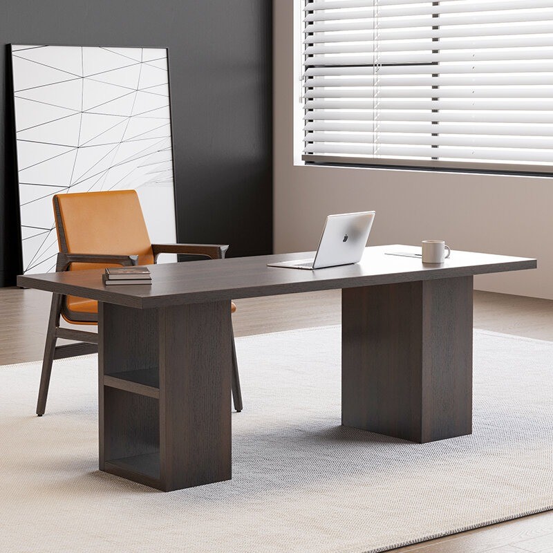 Study Boss Home Office Computer Desk Solid Wood Customized