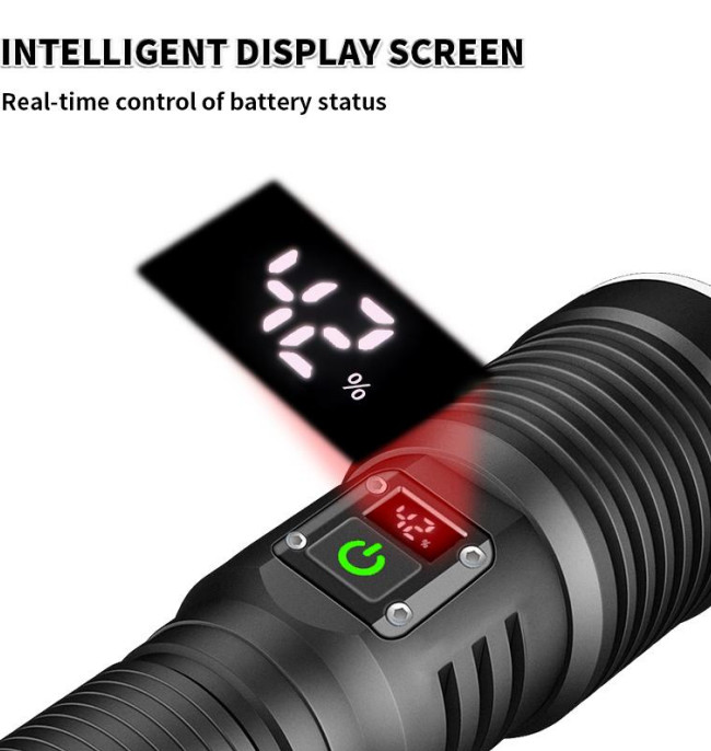 LED Flashlights High Lumens Rechargeable with Zoomable for Camping