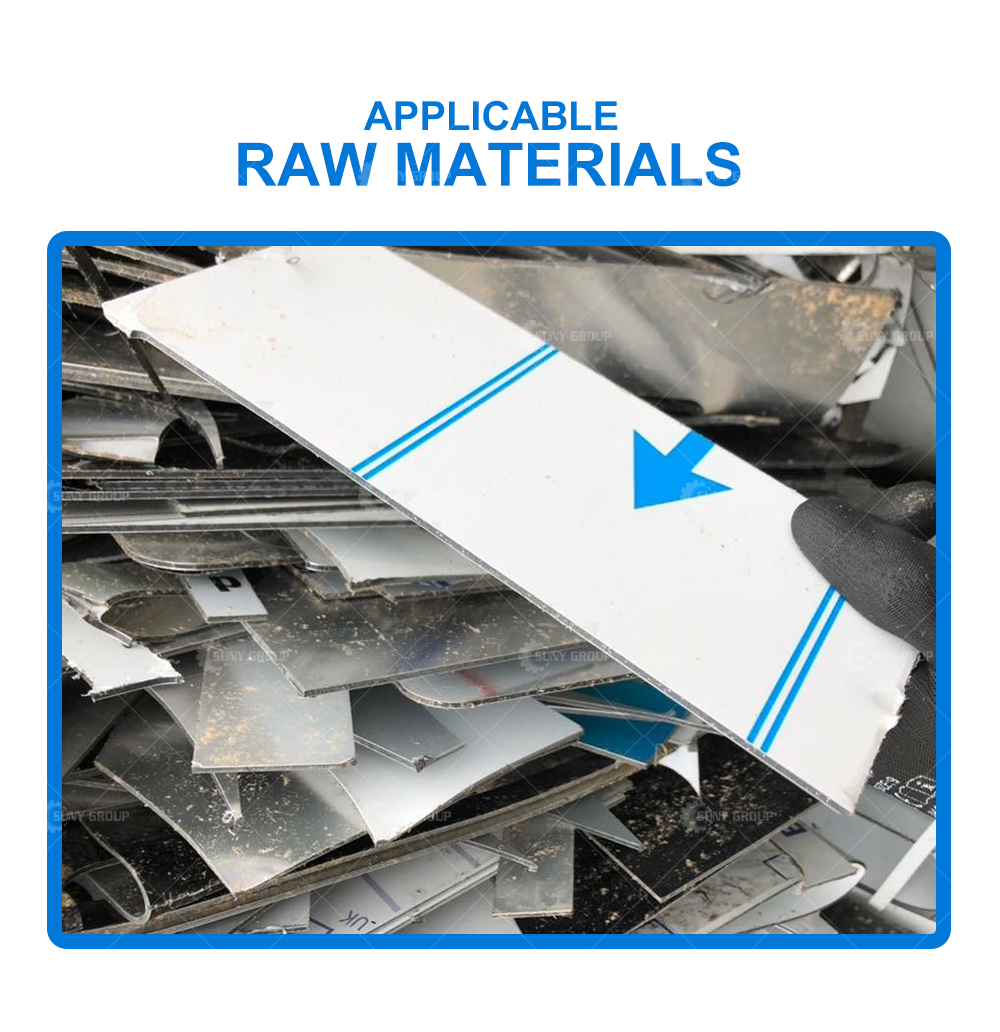Automatic Aluminum and Plastic Plate Heat Separating Machine for ACP Panel Stripping