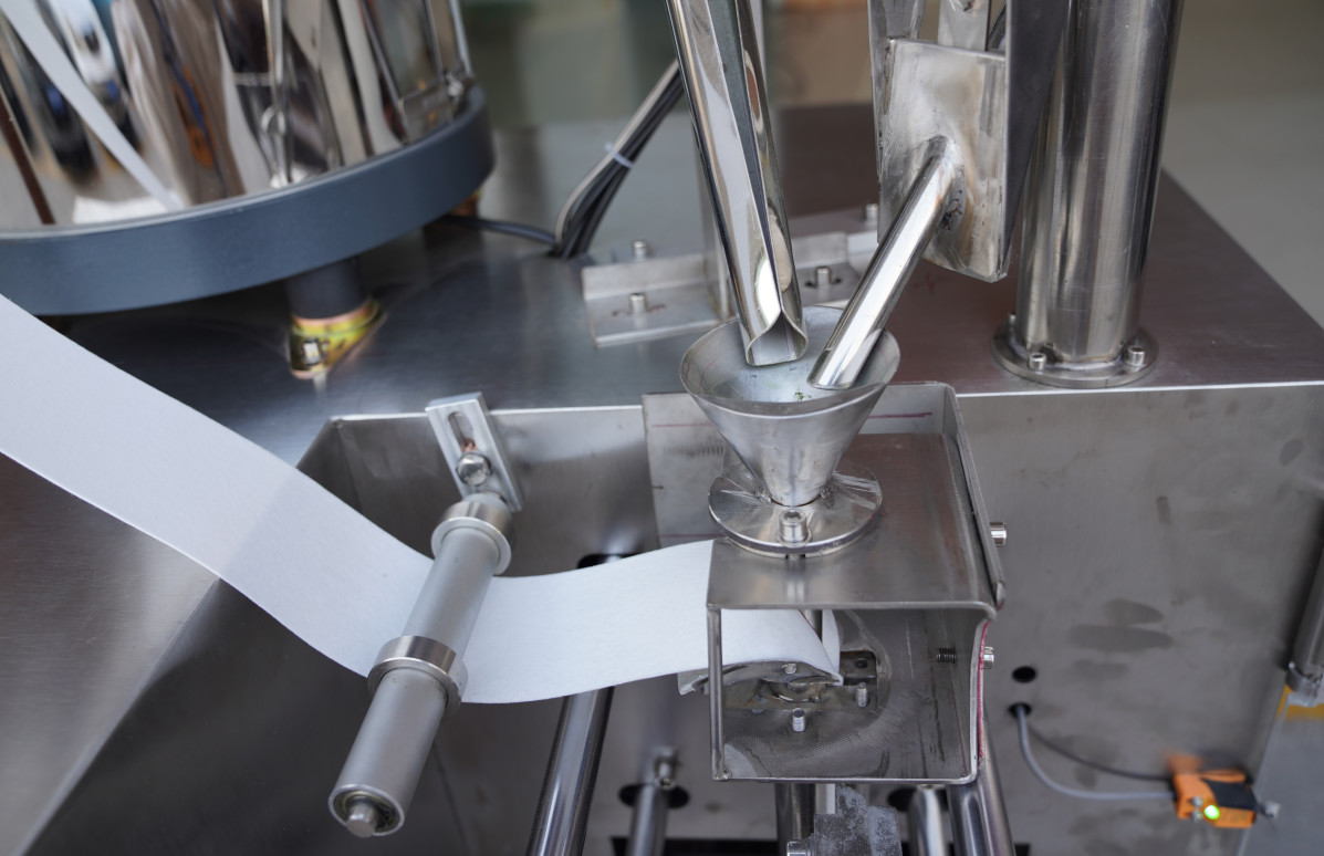 VFFS Ultrasonic Sealing Packaging Machine For Zihi Pot Fever Package Powder Sachet Bag