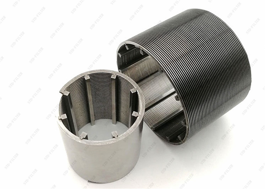 Customized 99% Wedge Wire Filter Element , Wire Mesh Filter For Mining And Energy