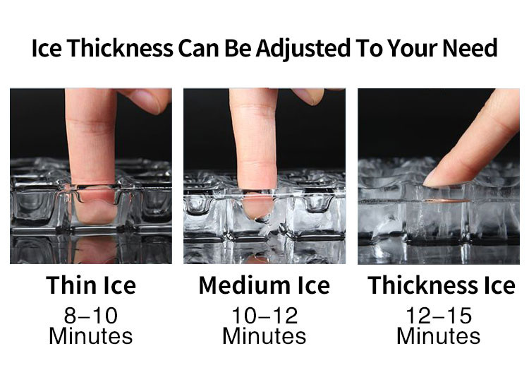 Stainless Steel 1000KG Cube Ice Machine 1000kg/24H Big Capacity Ice Maker