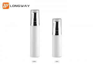 Buy cheap Portable White Pearl Color Empty Airless Pump Bottle With Silver Collar product