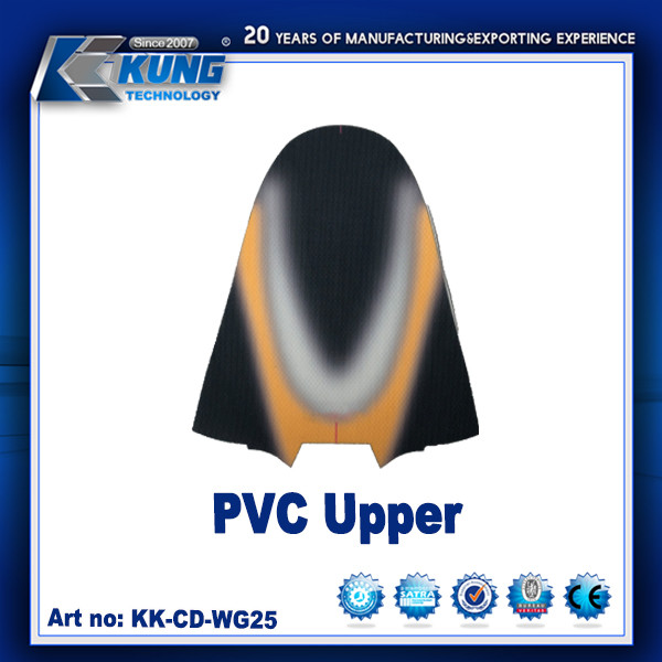 Customized Color PVC Shoes Upper / Oem Pvc Mesh Injection Sports Shoes Upper