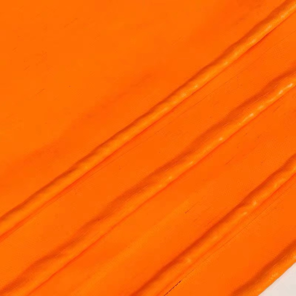 Custom Made PVC Vinyl Tarpaulin High Frequency Welding 580gsm With Eyelet And Ties