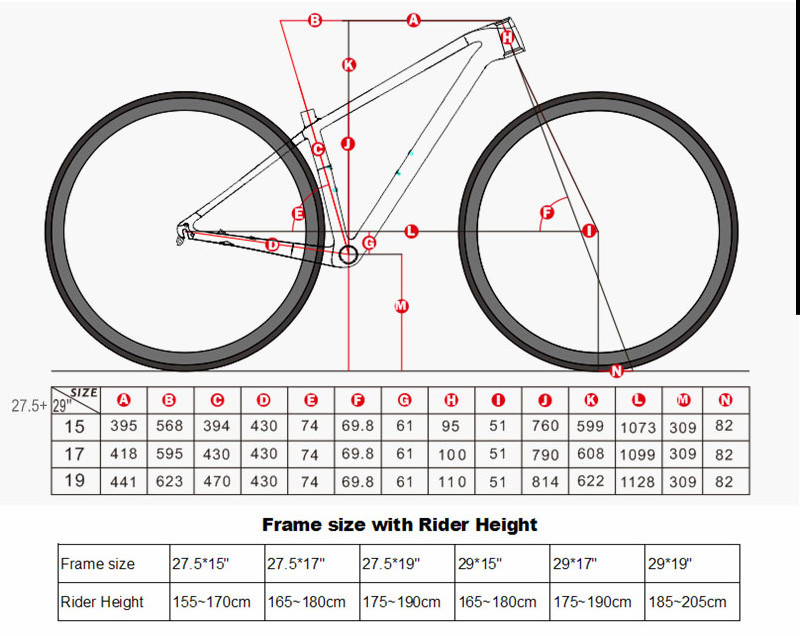 T900 Carbon Fiber MTB Frame