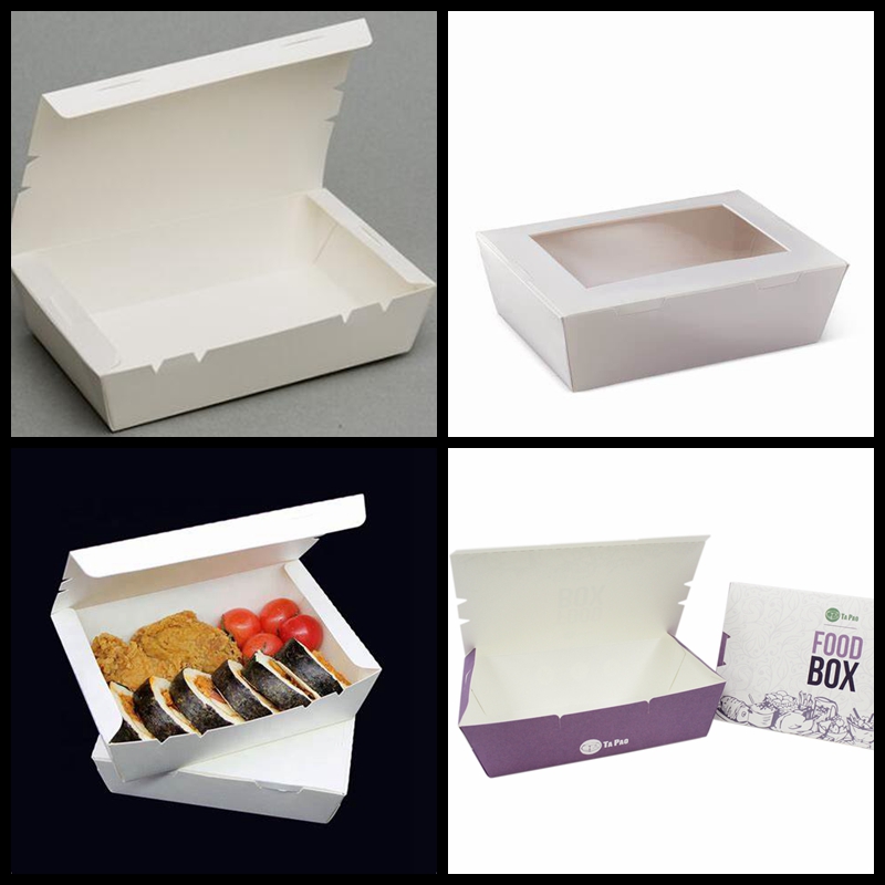 PE white lunch box paper