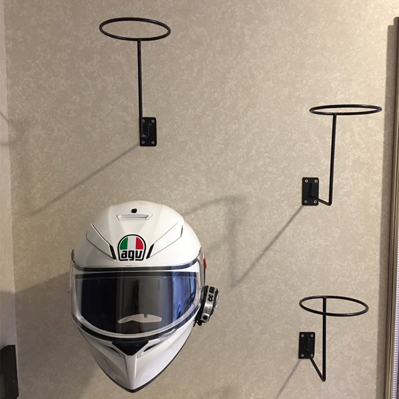 Motorcycle Helmet Stand Rack Organizer for Football Coats Hats 774g Easy Installation