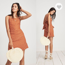 2018 New Arrivals Clothing Ruffled Sleeve Pink Gingham Women Dresses Summer