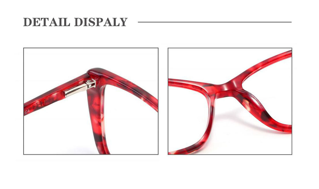 Butterfly Acetate Frame Glasses For Women'S Prescription Eyewear No Paints