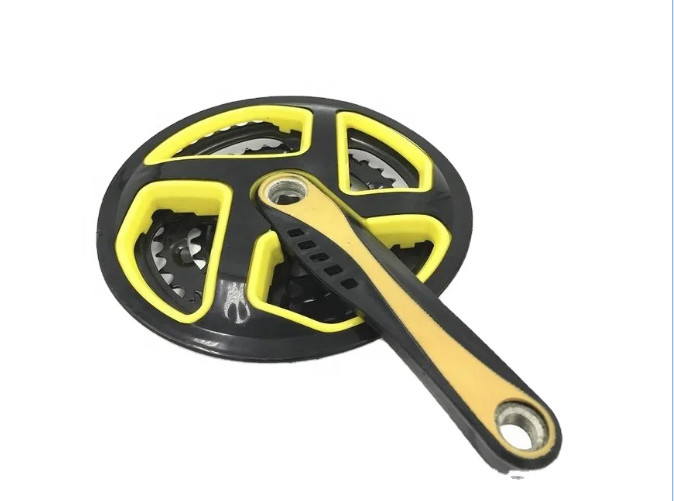 BICYCLE CHAIN WHEEL AND CRANK C P COLOR 170 MM 38 T 36 T FIX BIKE