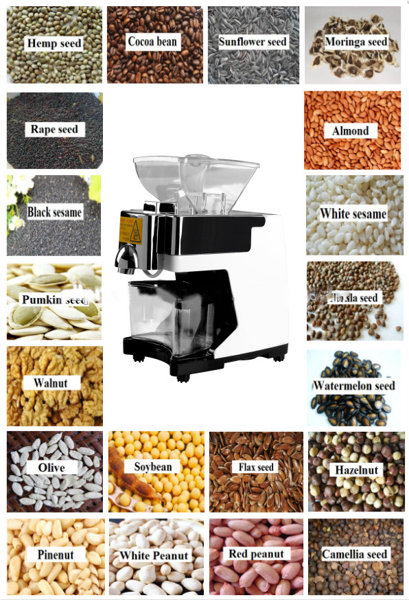 full automatic mini oil press machine for family use 220V with high quality