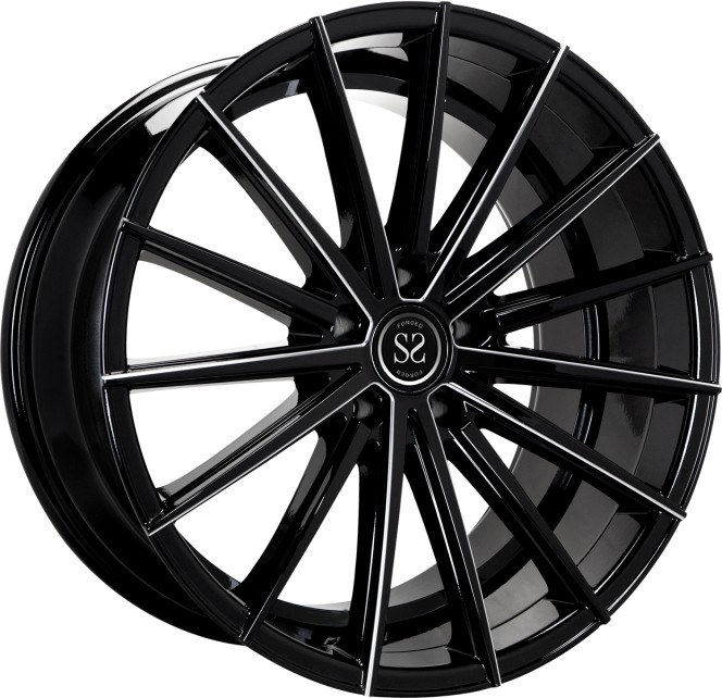 19 Inch One Piece Forged Wheels Alloy Polished Modified 5x13