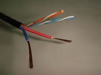 SF / UTP Shielded Twisted 4 Pairs Cat5e Patch Cord 24AWG Stranded Copper With CCA