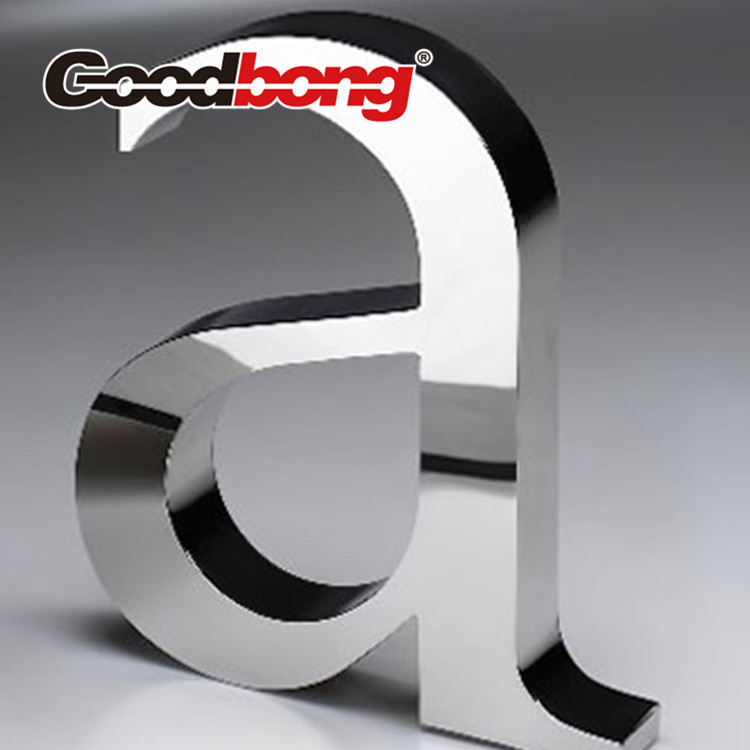 Custom waterproof Mirror Polished Stainless Steel Metal Letter Sign