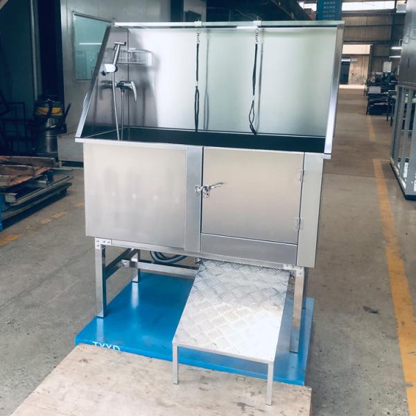 Universal Stainless Steel Dog Wash Tub / Dog Grooming Tubs Customization