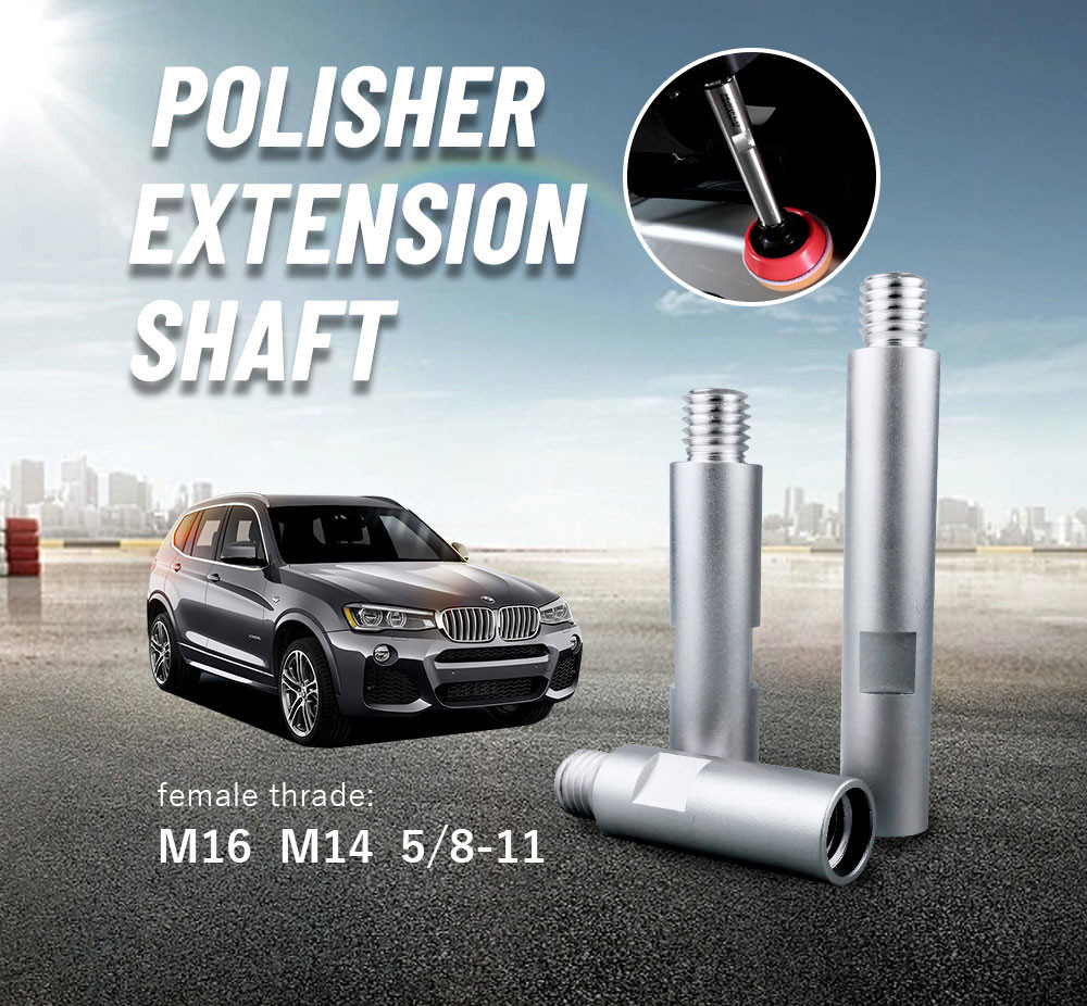 M8 M16 Compact Portable Drill Extension Bar For Polisher Remove Stubborn Stains