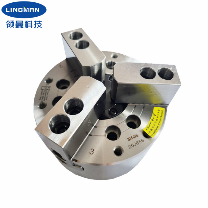 Easy Operating Three Jaw Hollow Hydraulic Power Chuck 3H-10A8